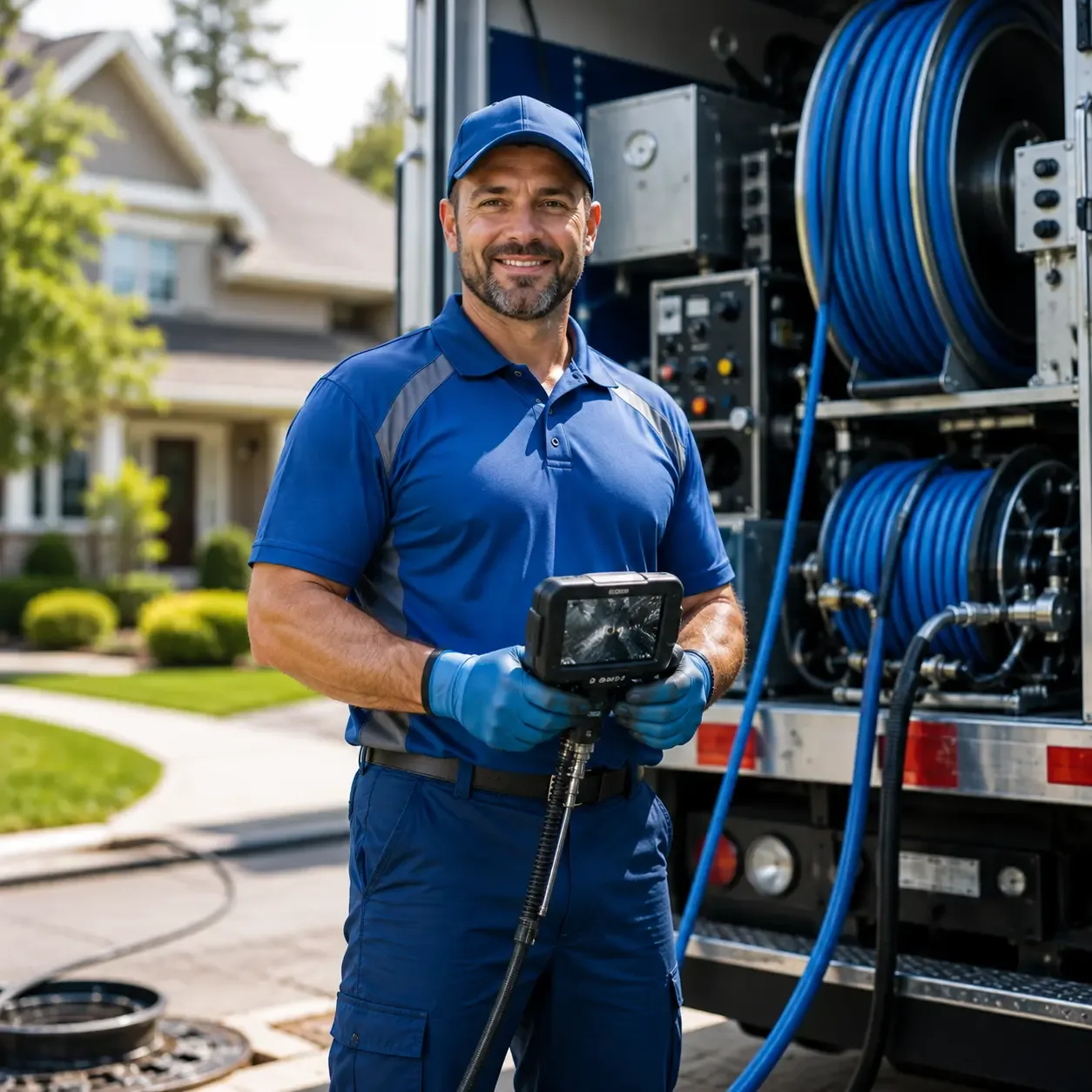 Local outdoor drain cleaning specialists in Olmsted, IL